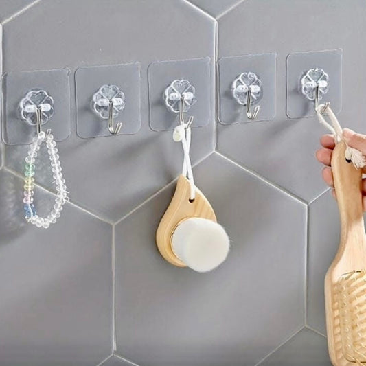 Pack of 10 Multipurpose Sticky Hooks