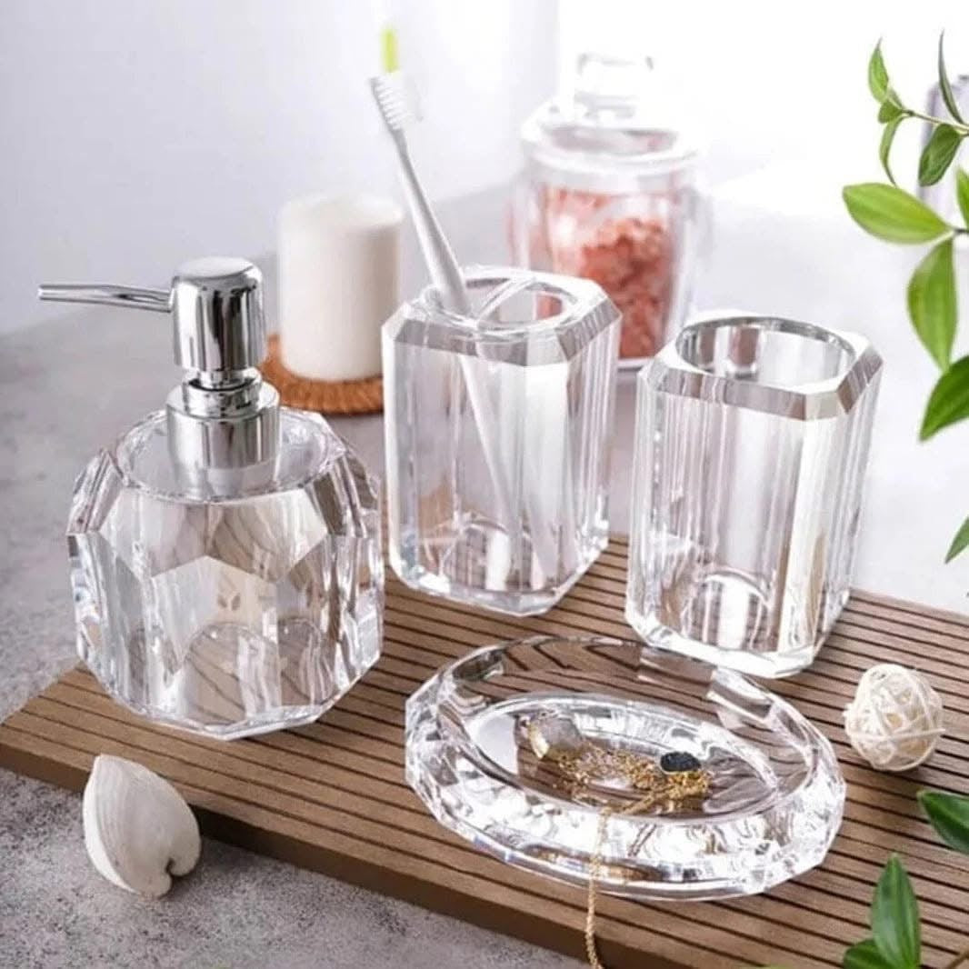 4 Pcs Bathroom Set (Best Quality)