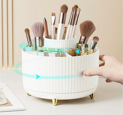 360 Rotating Makeup Brushes Holder