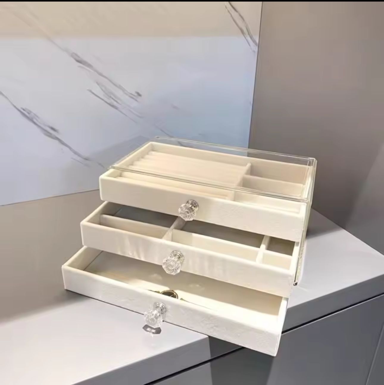 3 Layer Acrylic Jewellery Box
