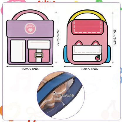 4 Pcs Ziplock Gift Bags for Kids