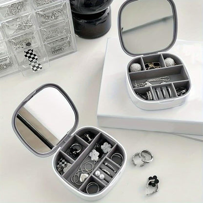 Portable Jewellery Organizer with Mirror