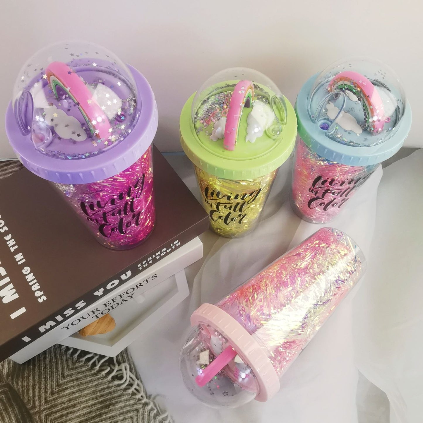 Rainbow Cup Sippers