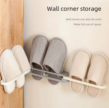 Wall Mounted Slippers Rack