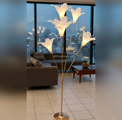 5ft Led Tulip Corner Floor Lamp