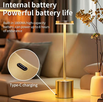Led Light Metal Touch Lamp (3 Colours)