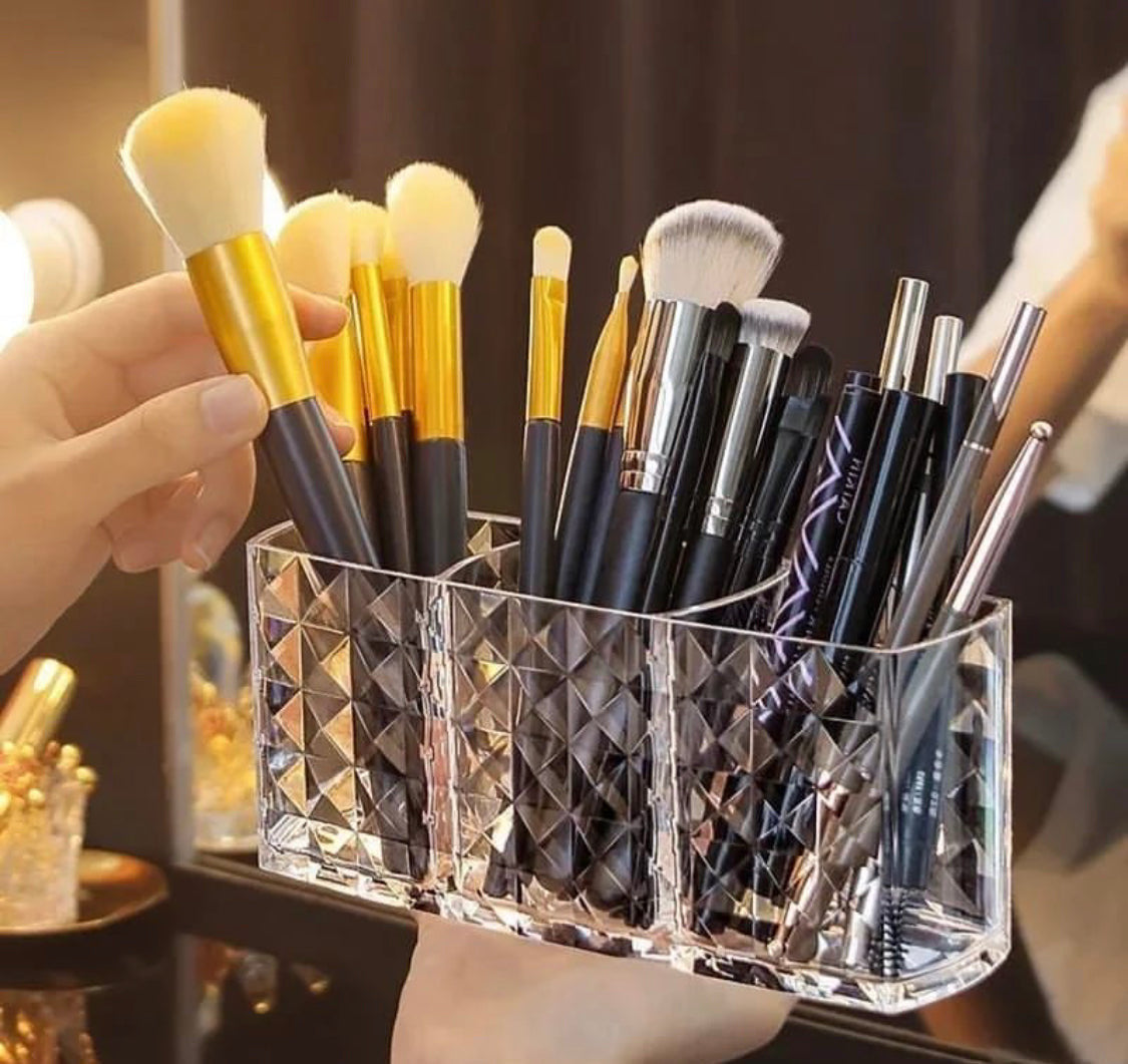 Transparent Acrylic Brushes Holder