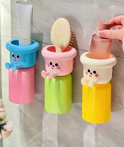Wall-Mounted Toothbrush Storage Holder