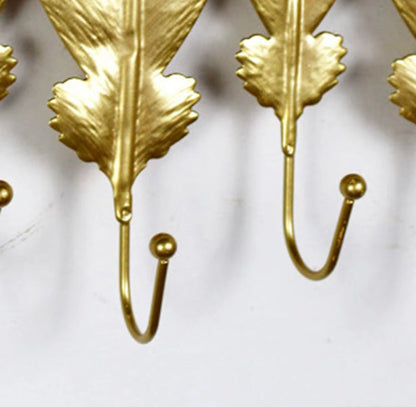 Metal Leaf Design Key Holder