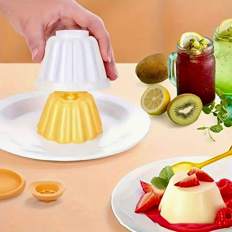 4 Pcs Jelly Pudding Mould