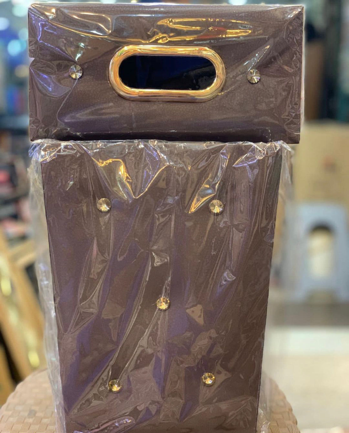 Leather Dustbin and Tissue box Set – Citystore.pk