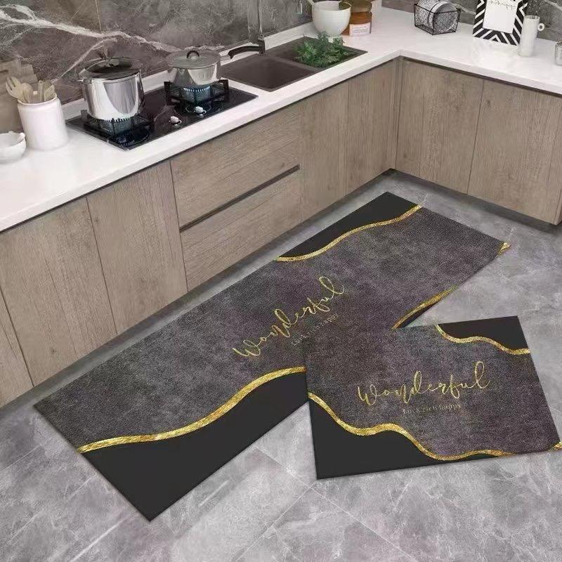 2 Pcs Non Slip Floor Mat Set