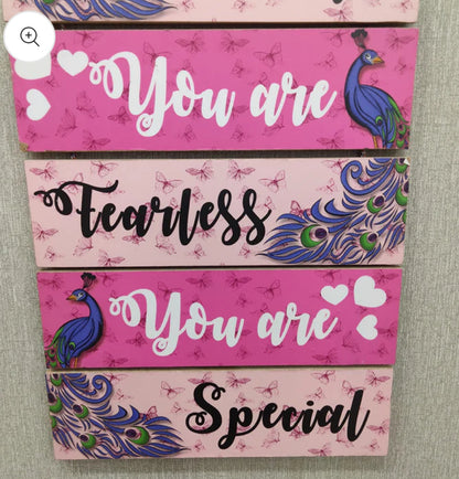 6 Step Wall Hanging You are Special for Wall Decoration