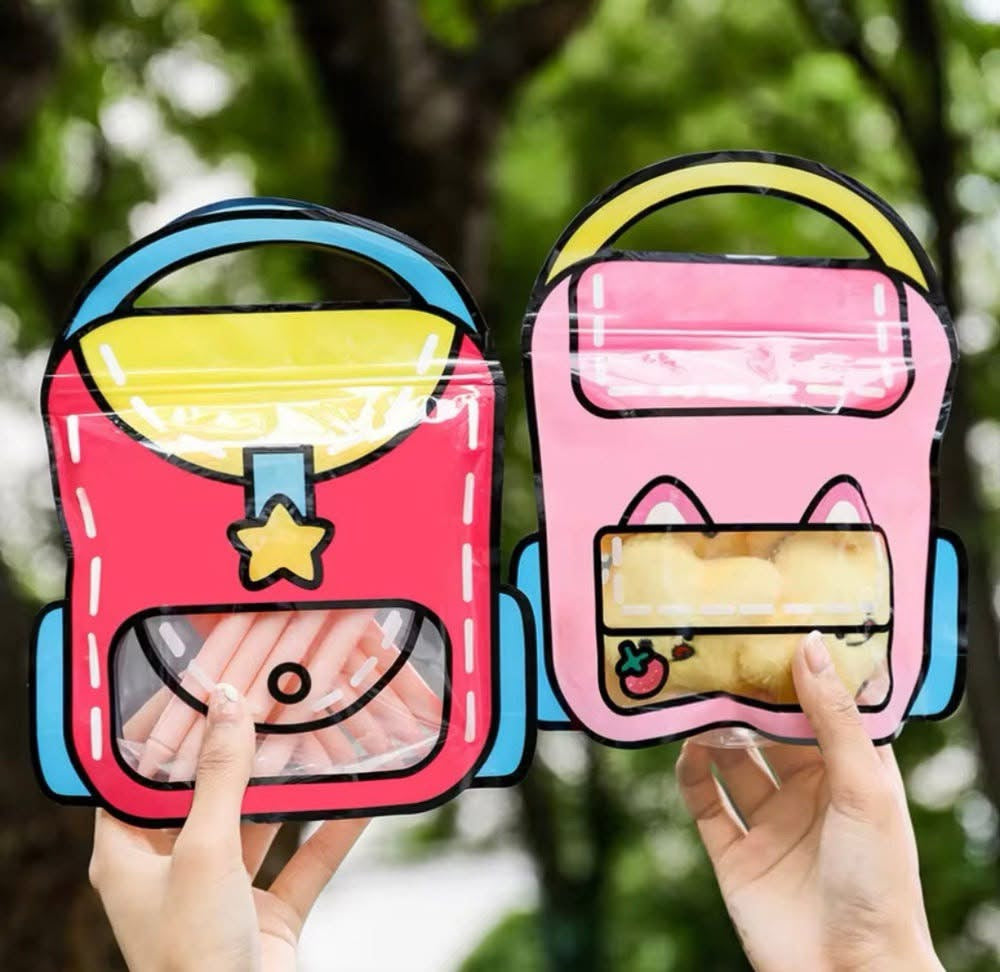 4 Pcs Ziplock Gift Bags for Kids