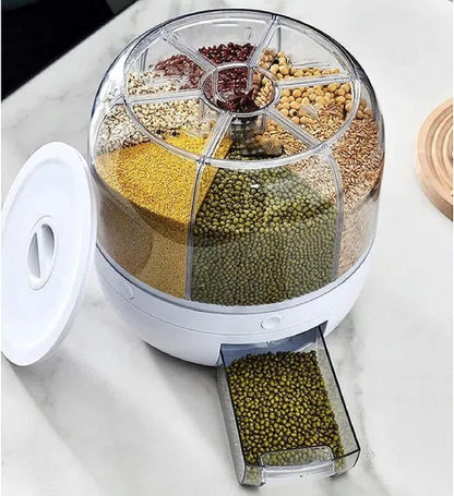 10kg Rotating Rice Cereal Dispenser