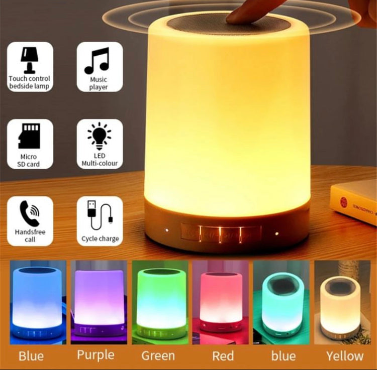 Rechargeable Lamp with Bluetooth Speaker