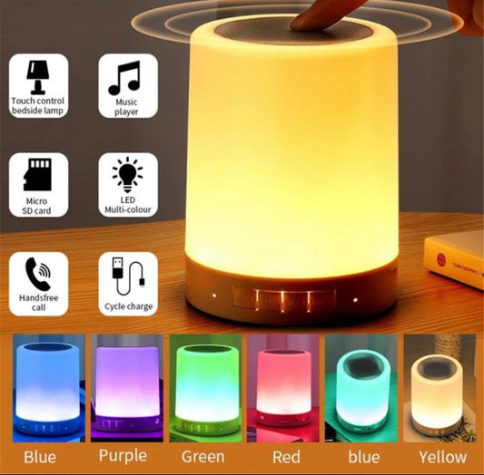 Rechargeable Lamp with Bluetooth Speaker