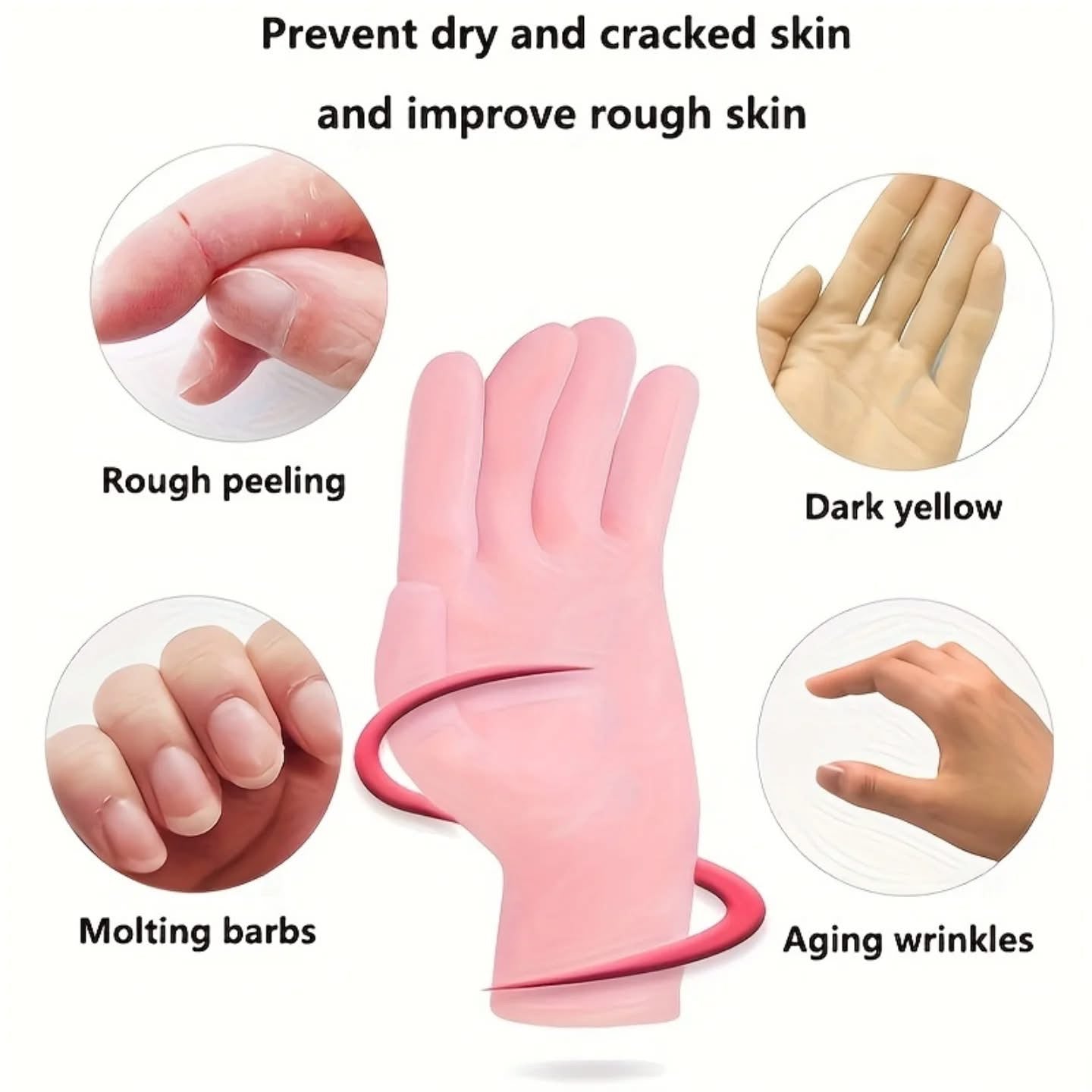 Moisturizing Silicone Hand Gloves