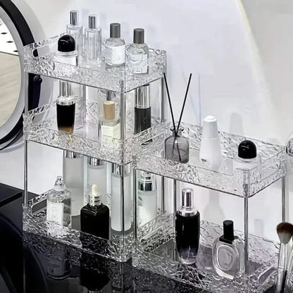 Acrylic 3 Layer Makeup Organizer