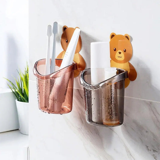 Wall Adhesive Toothbrush Storage Holder