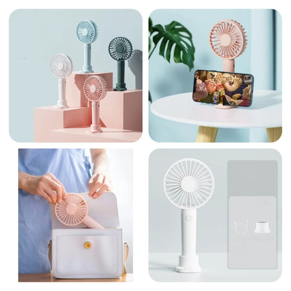 Rechargeable Hand Fan with Stand