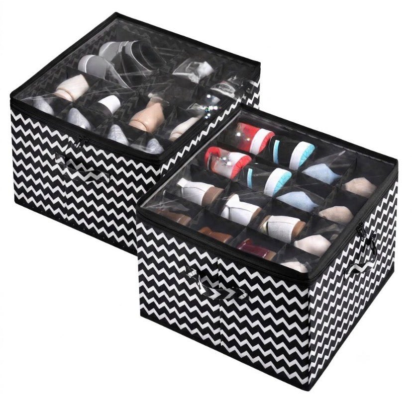 12 Slots Shoes Storage Organizer (20x12 inches)