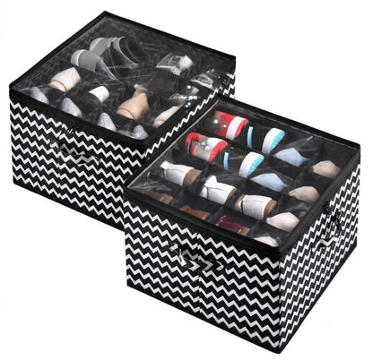 12 Slots Shoes Storage Organizer (20x12 inches)