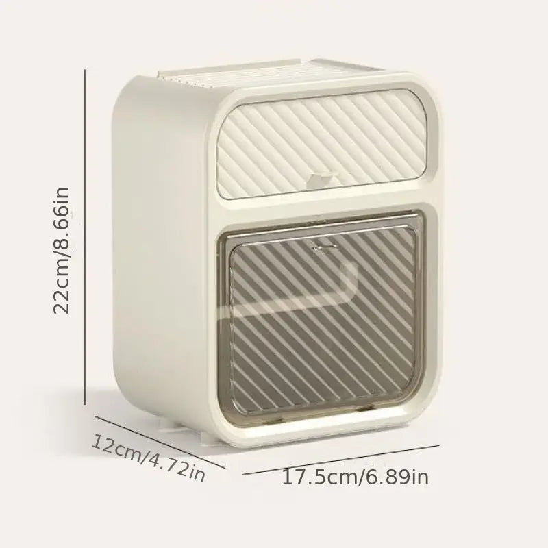 Wall Mounted Tissue Holder with Drawer
