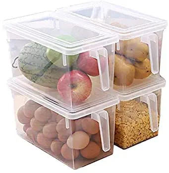 Multipurpose Kitchen Storage Baskets with Lid