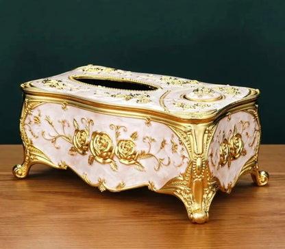 Luxury Tissue Box with Toothpick holder