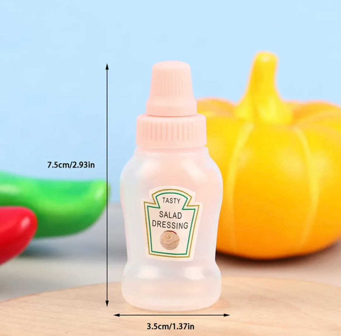 Pack of 2 Mini Ketchup Sauce Bottle