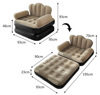 Portable Foldable Sofa Inflatable Bed