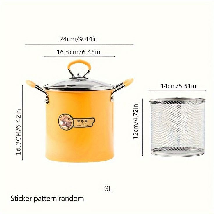 Depp Frying Stainless Steel Pot