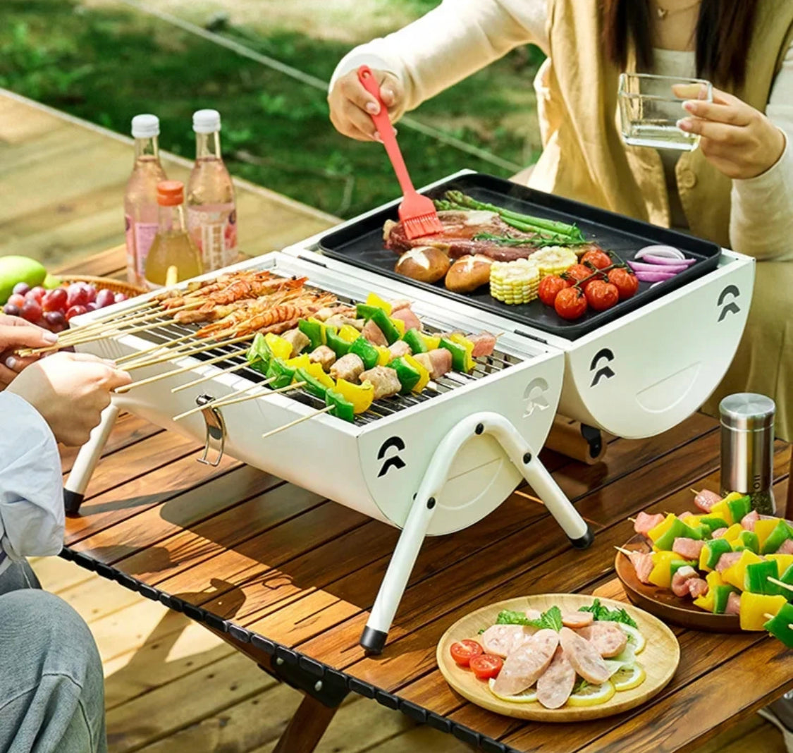 Multifunctional Foldable Barbecue Grill