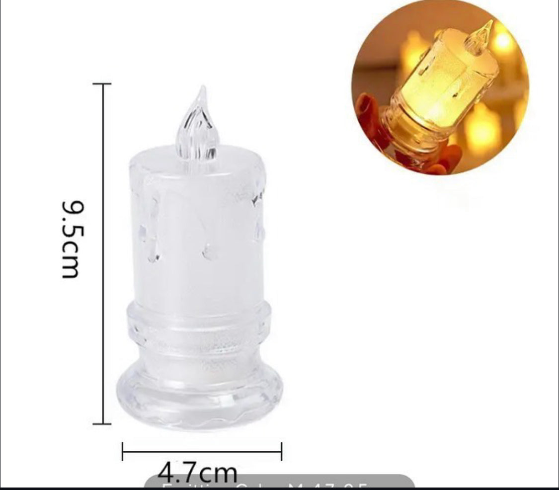 3 Pcs LED Light Flameless Candles