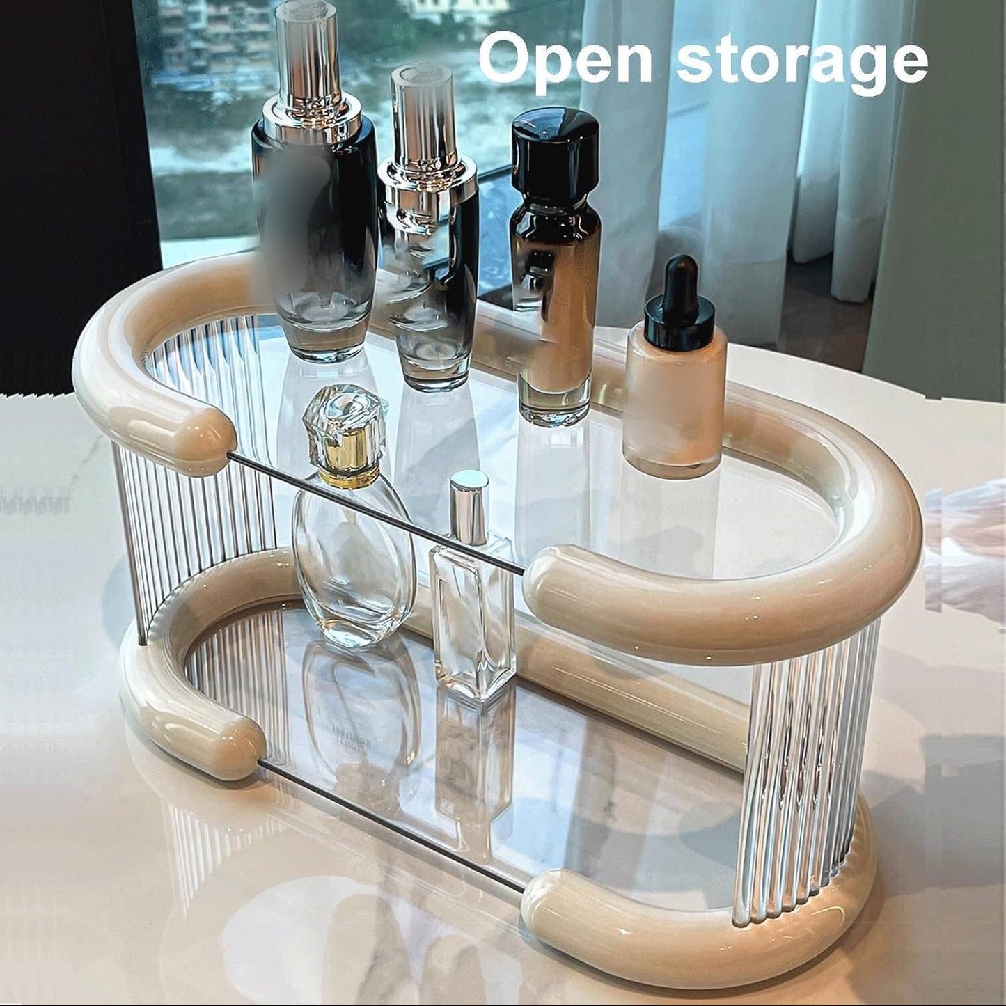 2 Layer Cosmetic Makeup Organizer