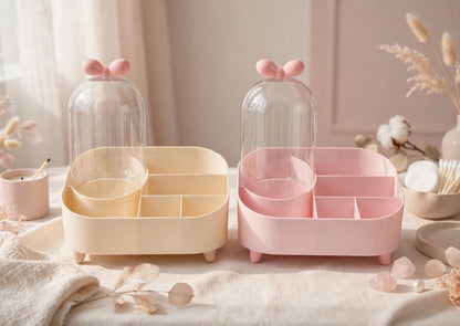 Bow Design Brush Holder with Tray
