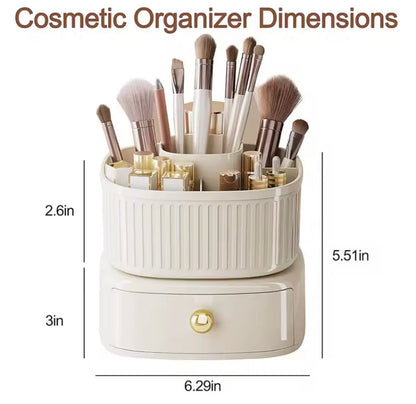 360 Rotation Brush Holder with Drawer