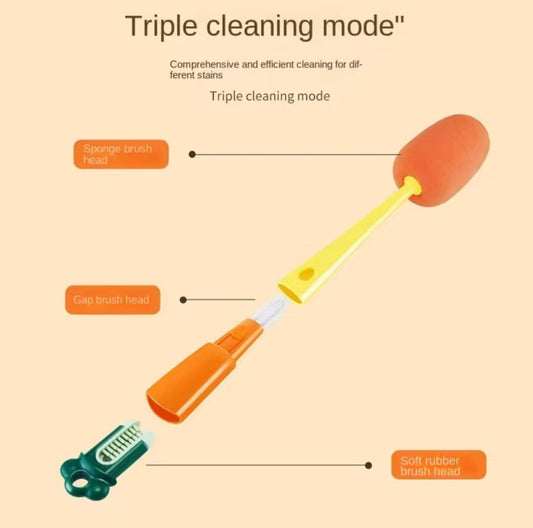 3 in 1 Bottle Cleaning Brush
