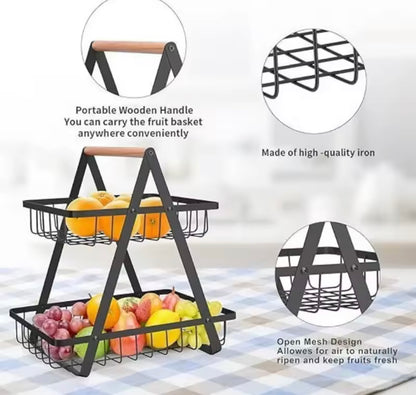 2 Tier Fruit Basket (Best Quality)