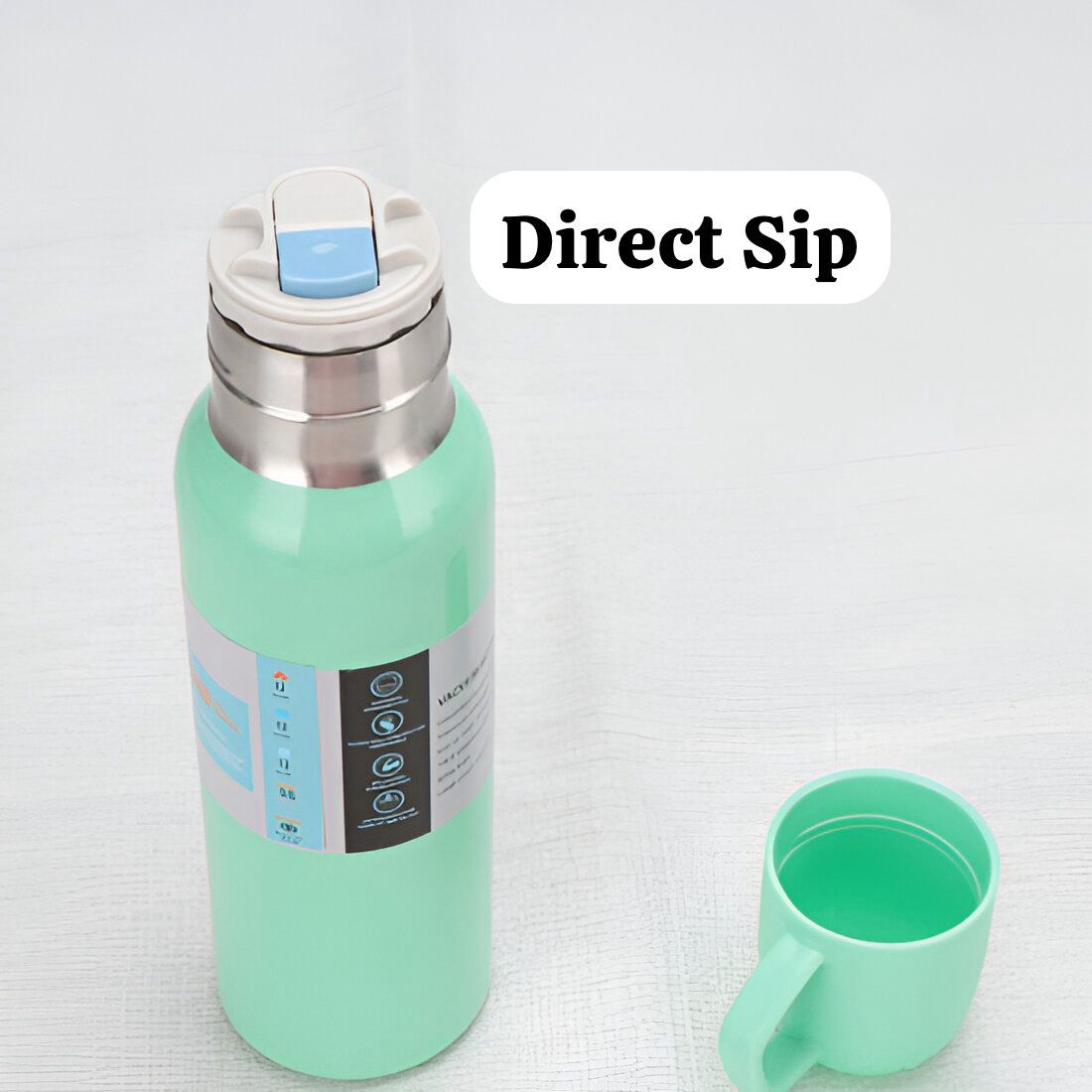 New Shape Vacuum Flask Bottle with 3 Cups