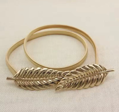 Golden Leaf Curtain Holder