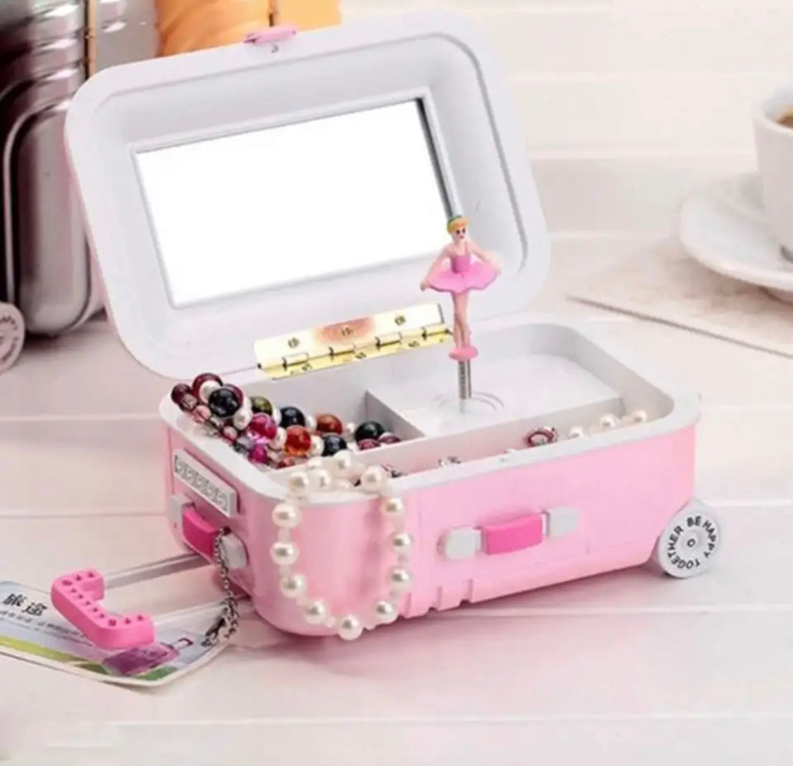 Suitcase Trolley Jewellery Organizer