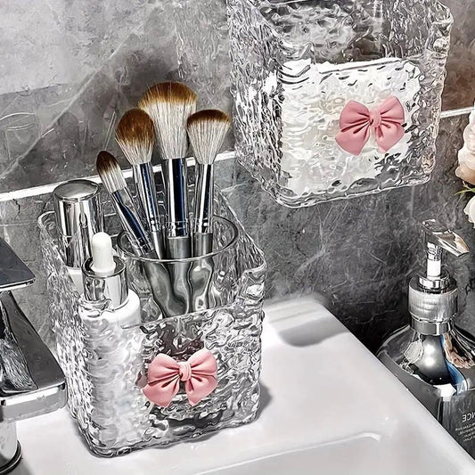 Acrylic Bow Wall Storage Holder