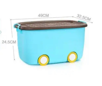 Large Capacity Kids Wheel Storage Box