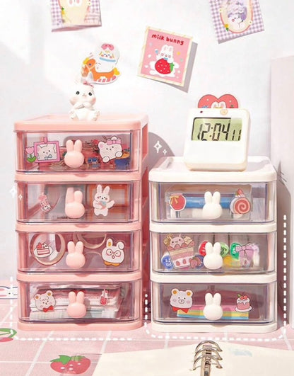 3 Layer Multipurpose Acrylic Drawer Organizer