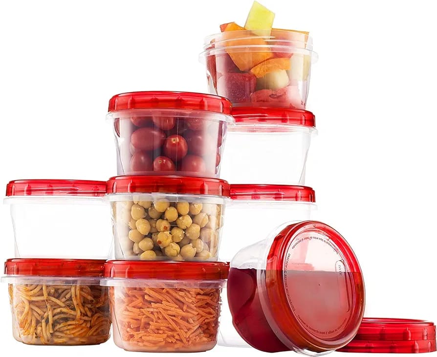 10 Pcs Storage Airtight Jars with Lids