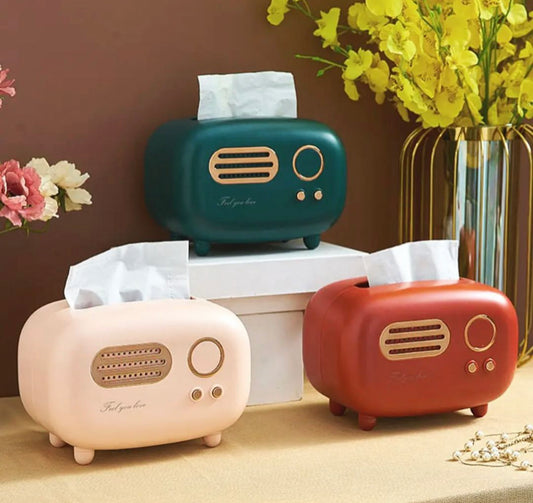 Radio Design Tissue Box
