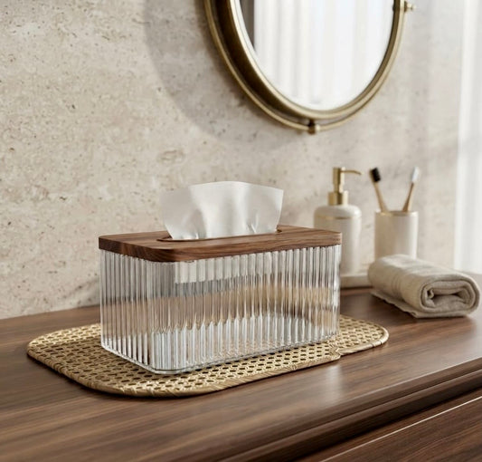 Transparent Acrylic Tissue Box