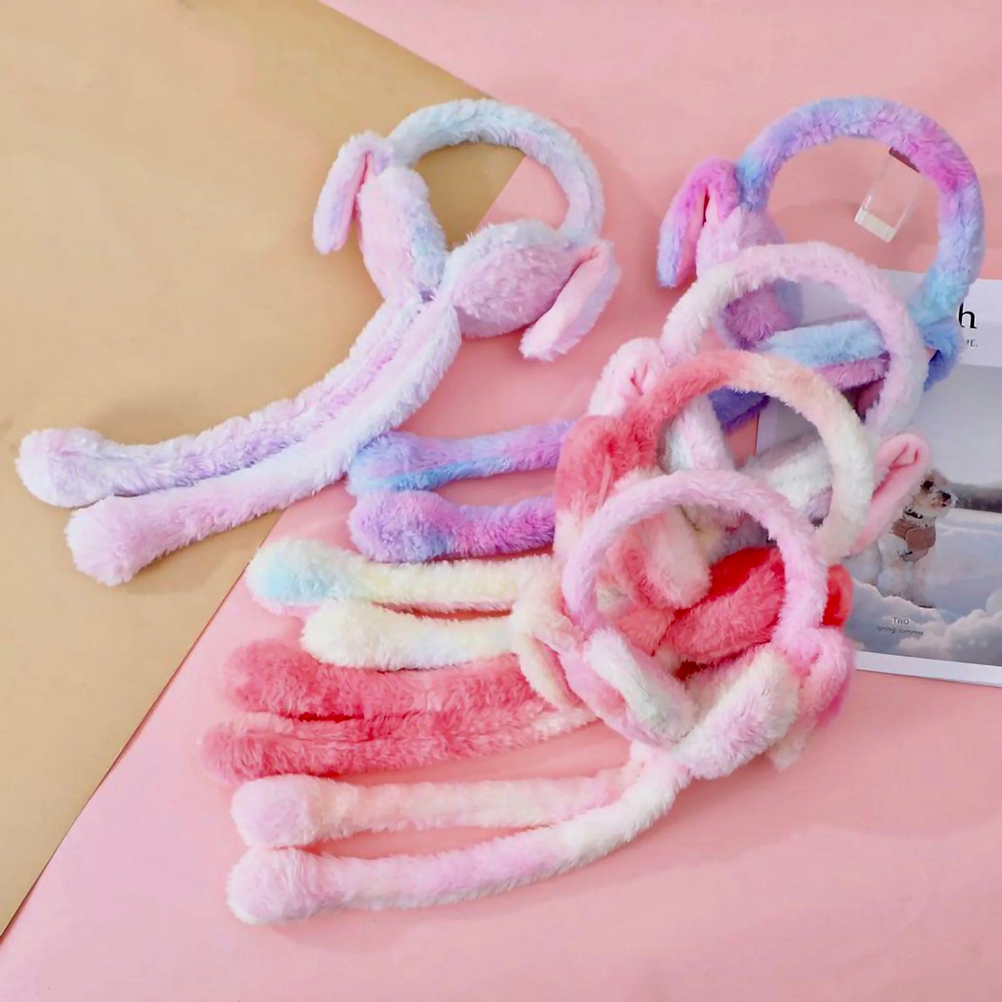 Kids Winter Moving Bunny Earmuffs